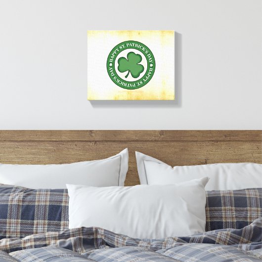 Toile SlipperyJoe fête la Saint Patrick's Day Iris (Insitu(Chambre))