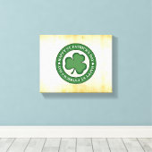 Toile SlipperyJoe fête la Saint Patrick's Day Iris (Insitu (Plancher de Bois))