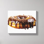 Toile SlipperyJoe's décadent beignet couvert d'épais bri (Recto)