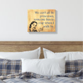 Toile SlipperyJoe's Princess clap marchant drôle les ann (Insitu(Chambre))