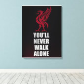 Toile Slogan Liverpool - YNWA (Insitu (Plancher de Bois))