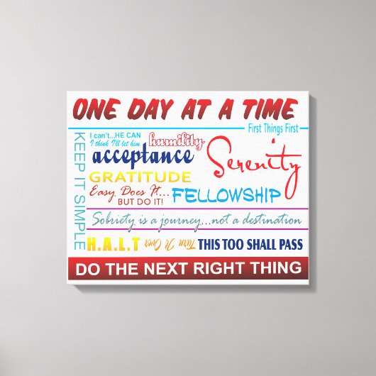 Toile slogans de récupération (Recto)