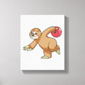 Toile Sloth at Bowling avec Bowling ball (Recto)