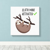 Toile Sloth dit : | Mode Sloth activé (Insitu (Plancher de Bois))