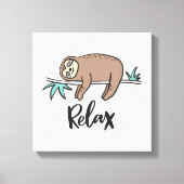 Toile Sloth Dit Relax (Recto)