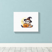 Toile Sloth Halloween Motif Cute Classic T-Shirt (Insitu (Plancher de Bois))