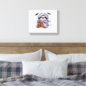 Toile Sloth Halloween Mummy Kids Femmes Hommes Sloth Cla (Insitu(Chambre))