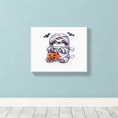 Toile Sloth Halloween Mummy Kids Femmes Hommes Sloth Cla (Insitu (Plancher de Bois))