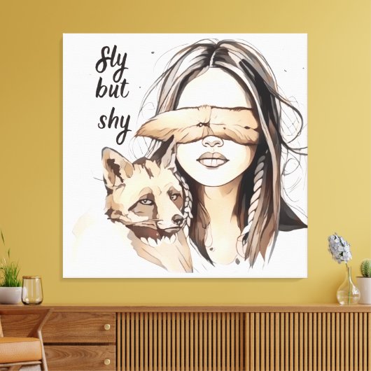 Toile Sly Mais Shy (Insitu(Salon))