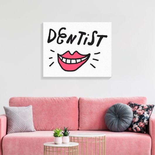 Toile Smile Dentiste (Insitu(Salon))