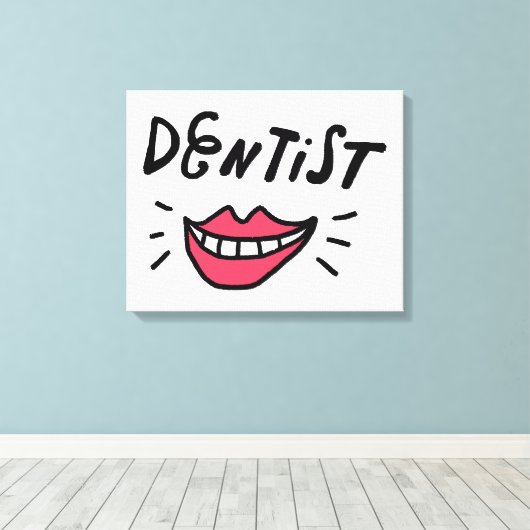 Toile Smile Dentiste (Insitu (Plancher de Bois))