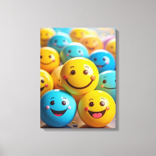 Toile smileys (Recto)