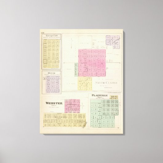 Toile Smith Centre, Gould City, Motor, Webster, Kansas (Recto)