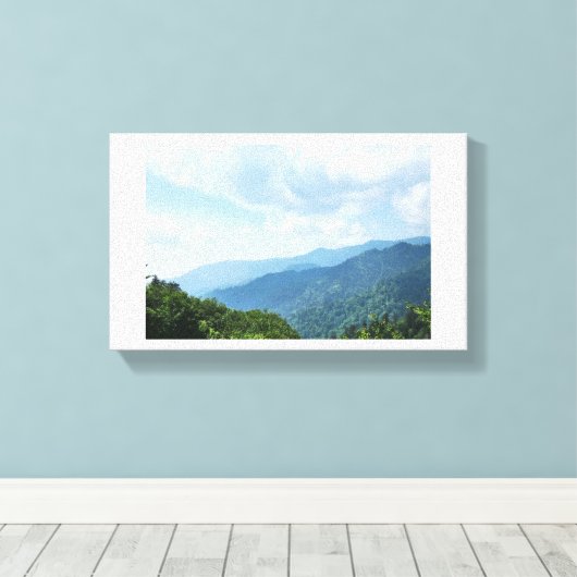 Toile Smokey Mountain (Insitu (Plancher de Bois))