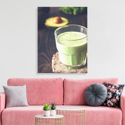 Toile Smoothie à la noix de coco Avocado | Cadeau Lover (Insitu(Salon))