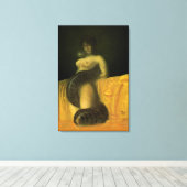 Toile SnakeGrl Stretched Canvas Wall Art 24x36 (Insitu (Plancher de Bois))