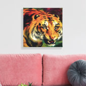 Toile Snarling Tiger Portrait Artistique (Insitu(Salon))