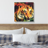 Toile Snarling Tiger Portrait Artistique (Insitu(Chambre))