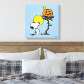 Toile Snoopy & Bois Nid Avec Jack O'Lantern (Insitu(Chambre))