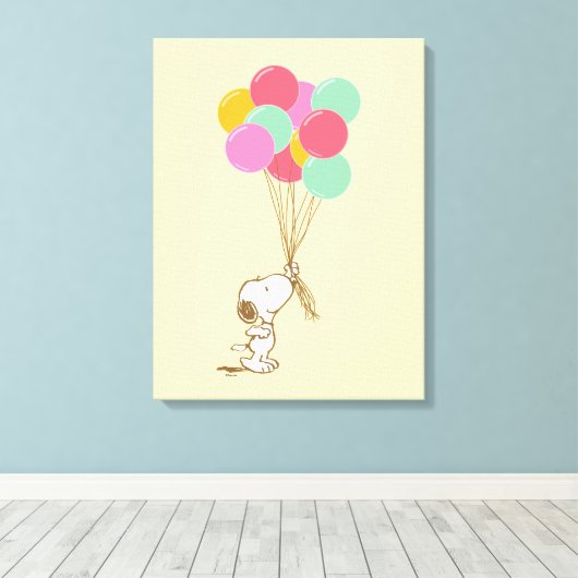 Toile Snoopy et ballons (Insitu (Plancher de Bois))