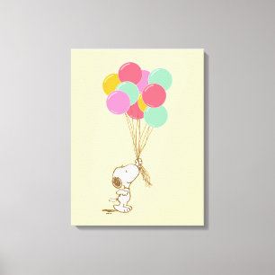 Toile Snoopy et ballons