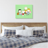 Toile Snoopy et Gang Play Football (Insitu(Chambre))