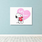 Toile Snoopy Hugs & Kisses (Insitu (Plancher de Bois))