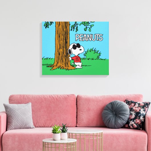 Toile Snoopy "Joe Cool" debout (Insitu(Salon))