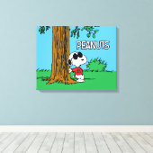 Toile Snoopy "Joe Cool" debout (Insitu (Plancher de Bois))