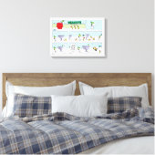 Toile Snoopy & l'équipe (Insitu(Chambre))