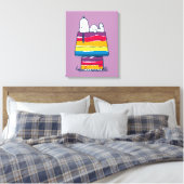 Toile Snoopy | Rainbow Dog House (Insitu(Chambre))