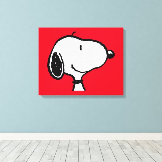 Toile Snoopy Smile Giggle Laugh (Insitu (Plancher de Bois))