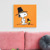 Toile Snoopy & Woodstock Pilgrim (Insitu(Salon))