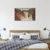 Toile Snoqualmie Falls, WA - Vue des chutes et du lodge (Insitu(Chambre))
