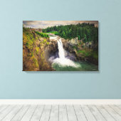 Toile Snoqualmie Falls Washington (Insitu (Plancher de Bois))