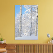 Toile Snow-Covered Aspens, Beartrap-desolation Ridge (Insitu(Salon))