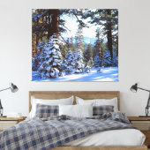 Toile Snow-covered Red Fir trees (Insitu(Chambre))