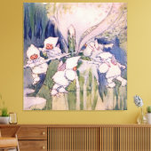 Toile Snow Faeries Making Snow (Insitu(Salon))