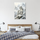 Toile Snow Leopard_ Protector Archetypes  (Insitu(Chambre))