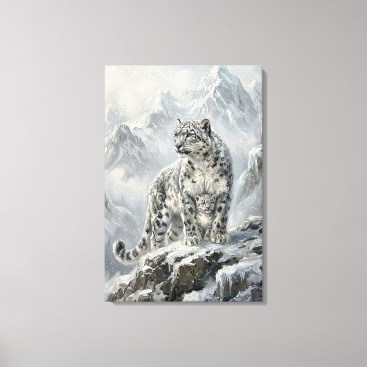 Toile Snow Leopard_ Protector Archetypes  (Recto)