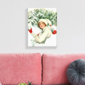 Toile Snowball Fight (par Harrison Fisher) (Insitu(Salon))