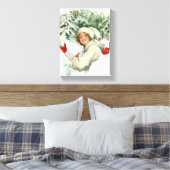 Toile Snowball Fight (par Harrison Fisher) (Insitu(Chambre))
