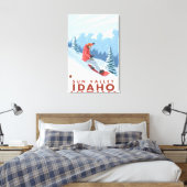 Toile Snowboarder Scene - Sun Valley, Idaho (Insitu(Chambre))