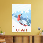 Toile Snowboarder SceneUtah (Insitu(Salon))