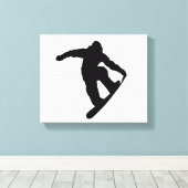 Toile Snowboardeur (Insitu (Plancher de Bois))