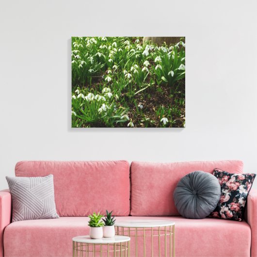Toile Snowdrops (Insitu(Salon))
