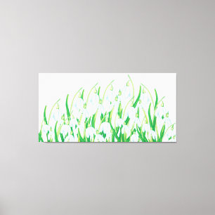 Toile Snowdrops de printemps
