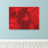 Toile Snowflakes/Toile Enveloppée (Insitu (Plancher de Bois))