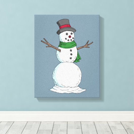 Toile Snowman (Insitu (Plancher de Bois))