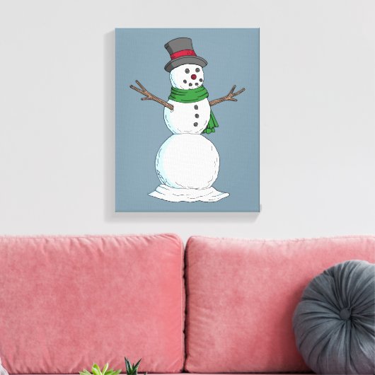 Toile Snowman (Insitu(Salon))